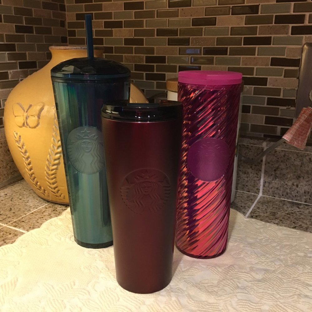 Set of 3 NWT Starbucks Cups